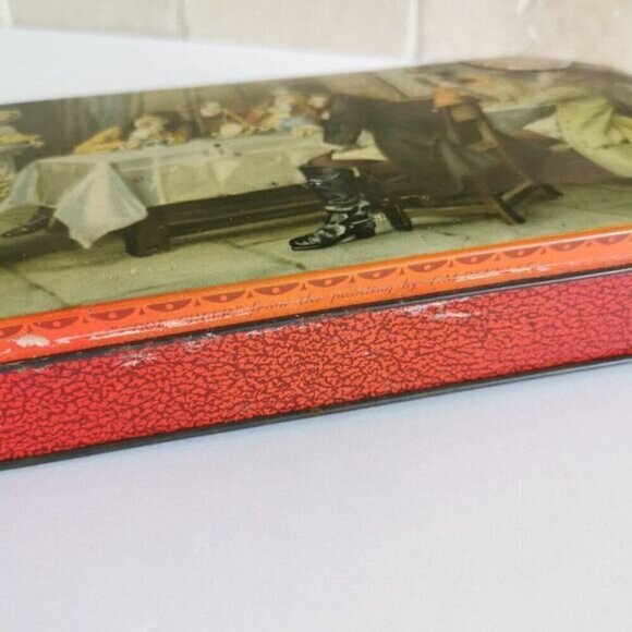 Vintage Riley's Toffees Tin - Empty Candy Container British Tavern Art Retro - Picture 6 of 10